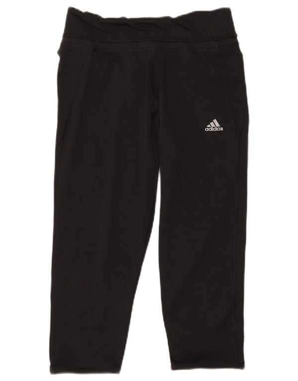 Leggings Adidas Climalite Capri pentru femei UK 12/14 Poliester mediu negru