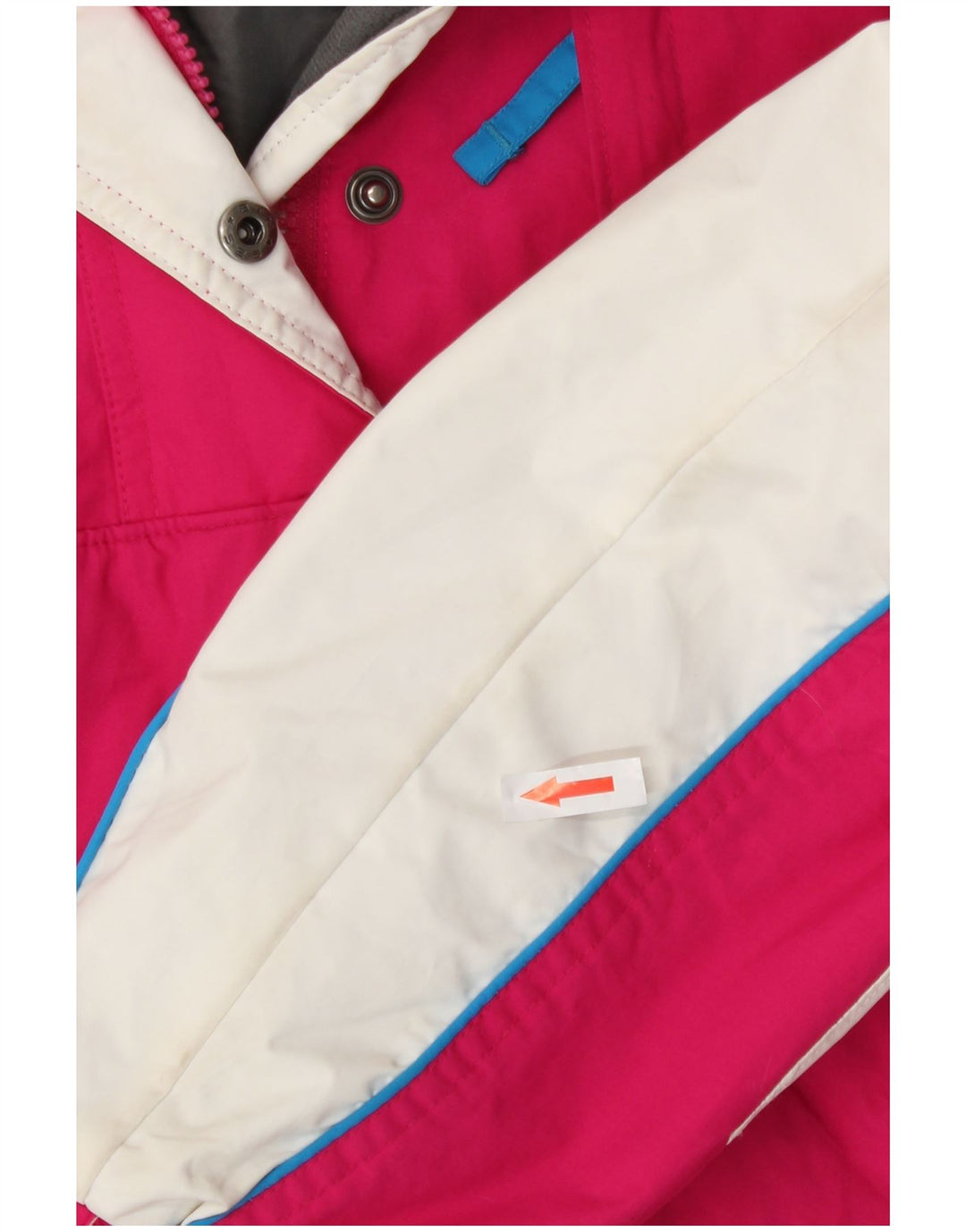 Jachetă Anorak cu glugă supradimensionată pentru femei Columbia UK 10 Mic roz Colorblock