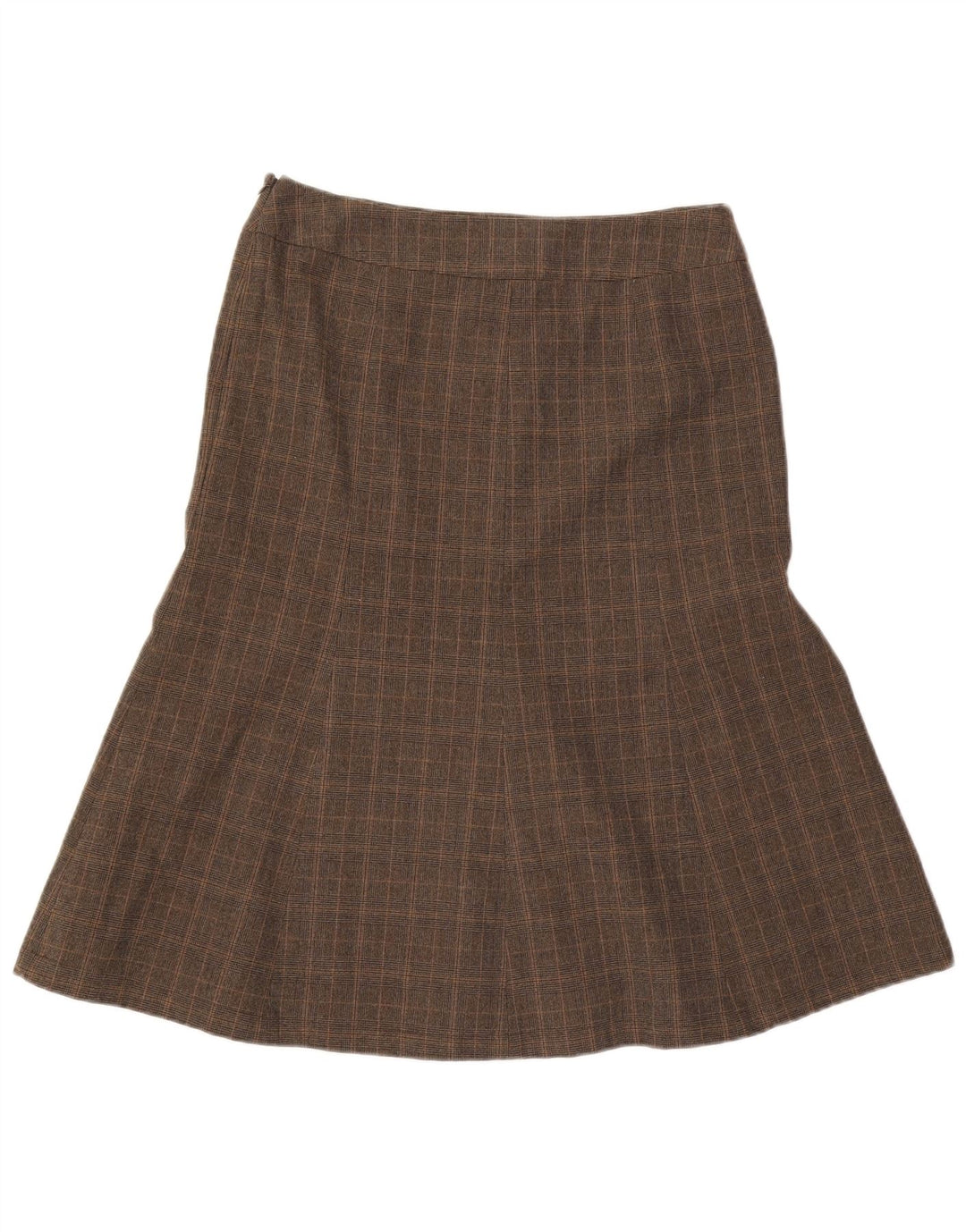East Womens Fusta A-Line UK 12 Medium W30 Maro Poliester carouri
