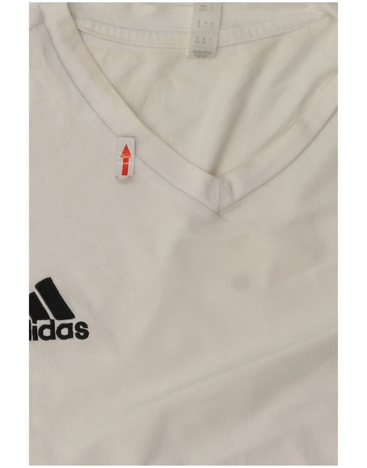 Tricou pentru bărbați ADIDAS Top Medium Alb Bumbac