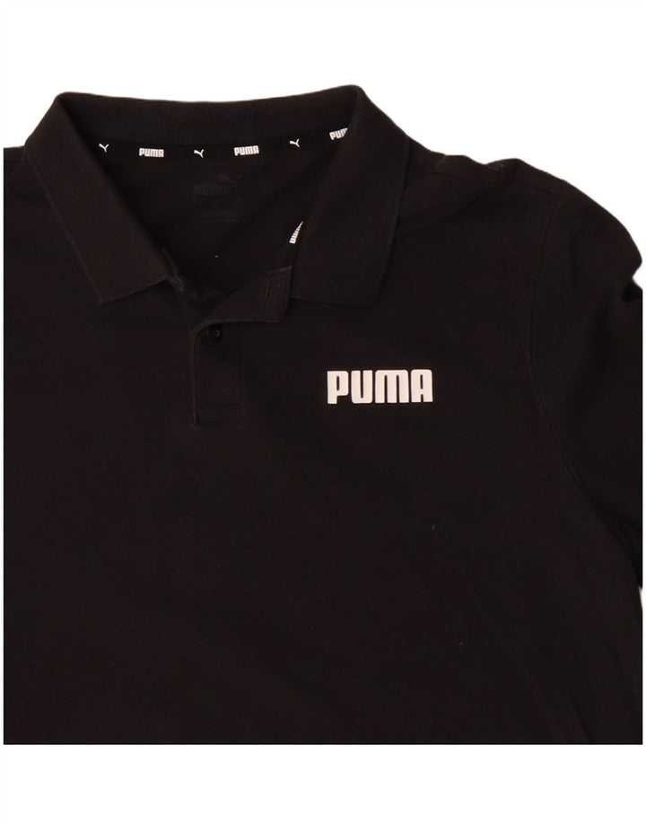 Tricou polo PUMA pentru bărbați, mare, negru, bumbac