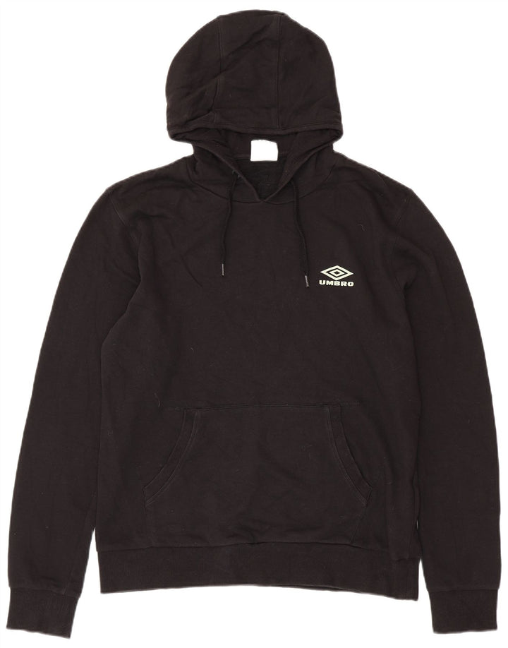 Pulover UMBRO pentru bărbați, bumbac mediu negru