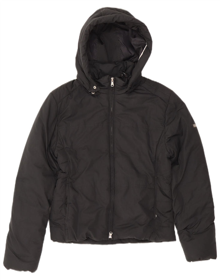 Jachetă căptușită cu glugă pentru femei CHAMPION UK 14 Poliester mediu negru