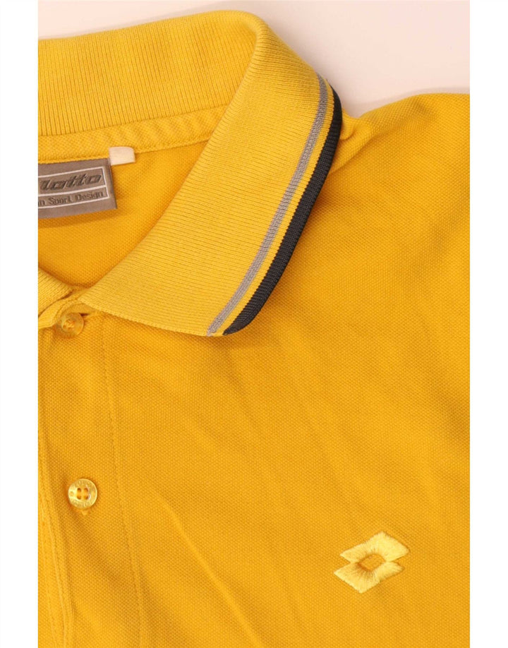 Tricou polo pentru bărbați Lotto XL Galben