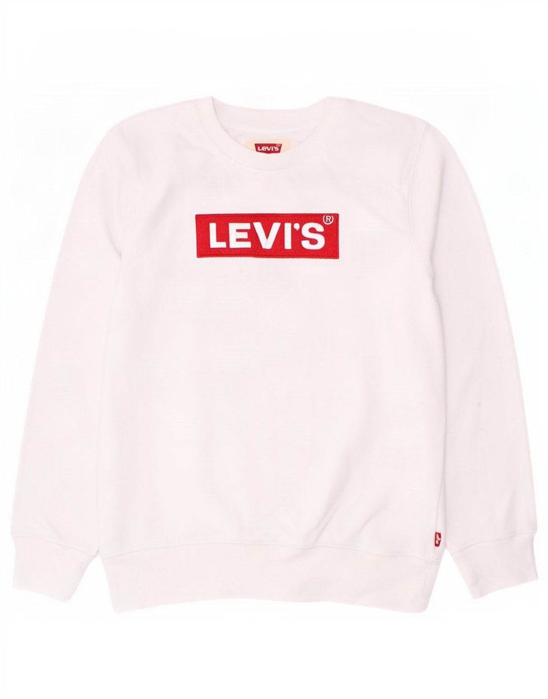 Pulover cu grafică Levi's pentru băieți, 11-12 ani, alb