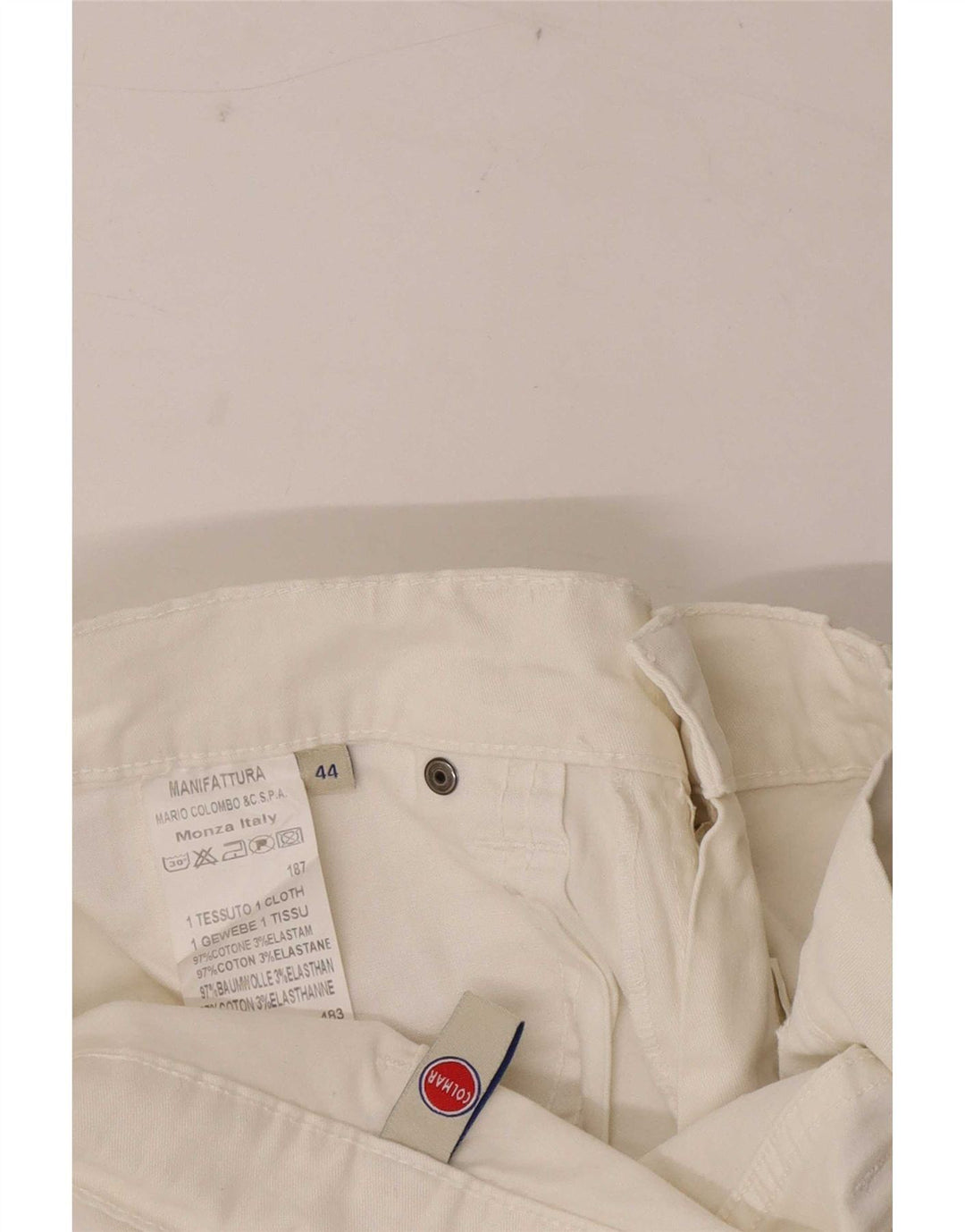 Blugi Subțiri Colmar pentru Damă IT 44 Medium W30 L30 Bumbac Alb