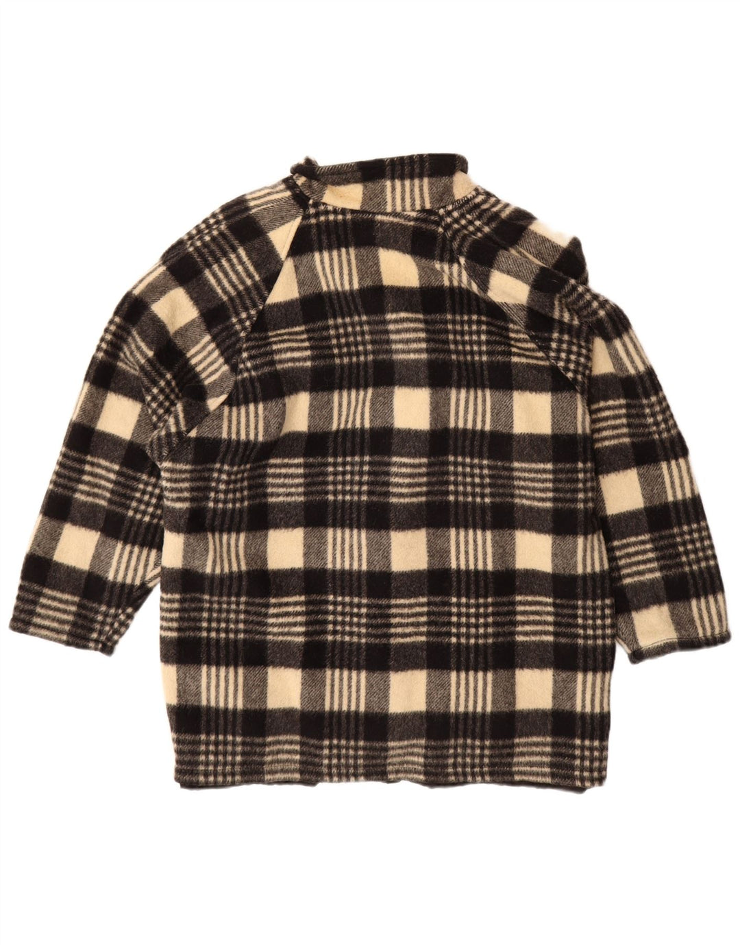 Blazer Vintage pentru femei cu 2 nasturi, UK 20 2XL, negru Check