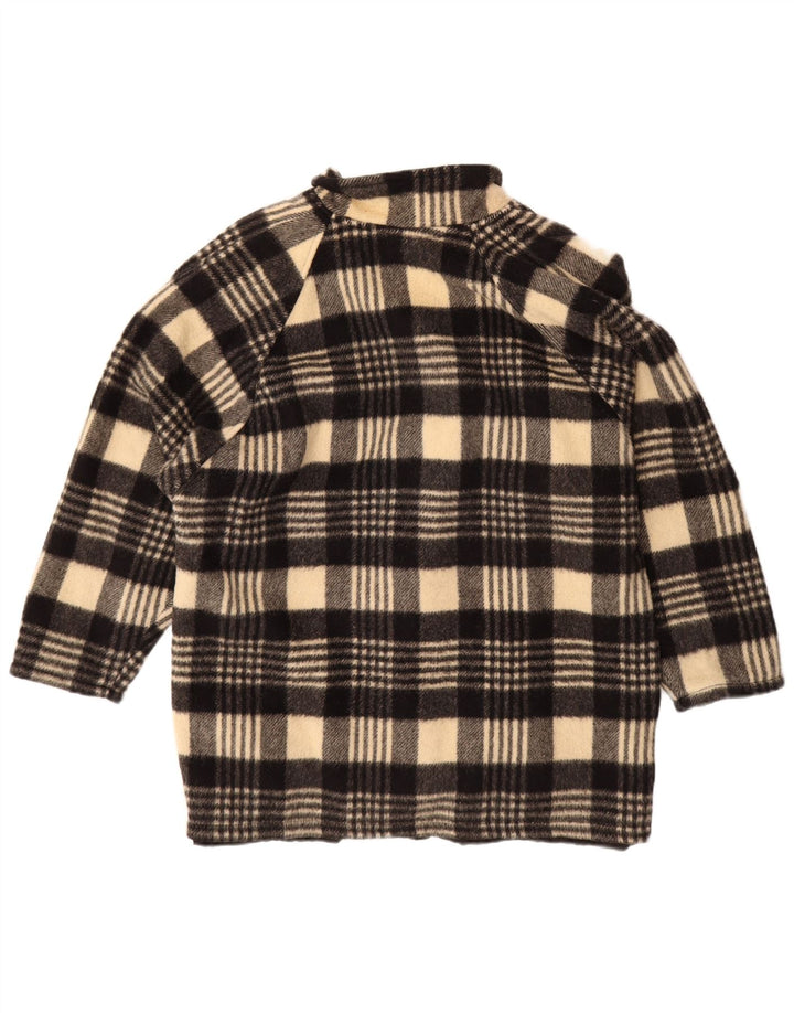 Blazer Vintage pentru femei cu 2 nasturi, UK 20 2XL, negru Check