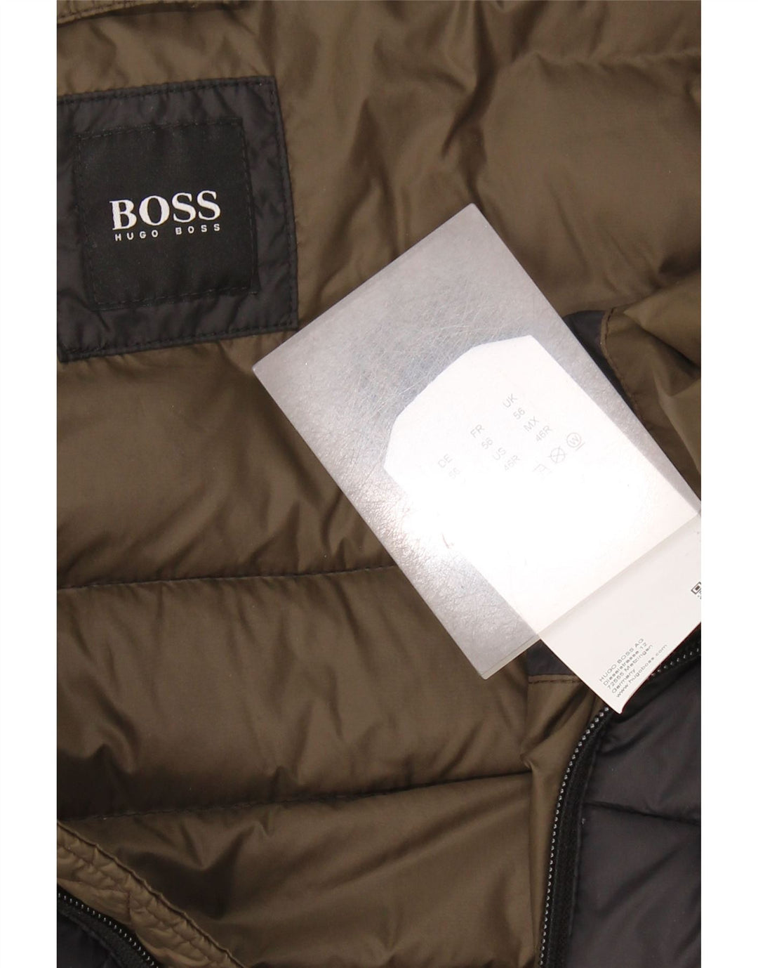 Gilet căptușit pentru bărbați HUGO BOSS EU 56 3XL Poliamidă neagră