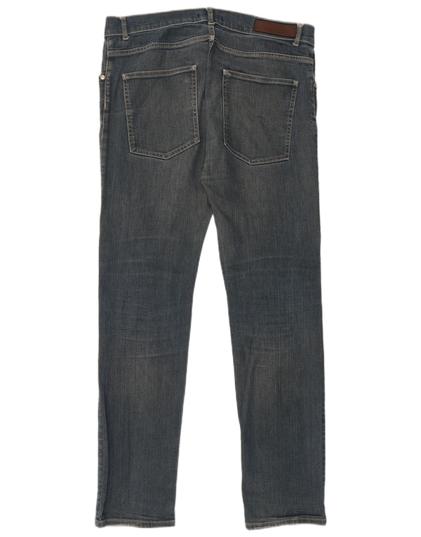 Blugi slim pentru bărbați Zara EU 46 XL W36 L32 Bumbac albastru