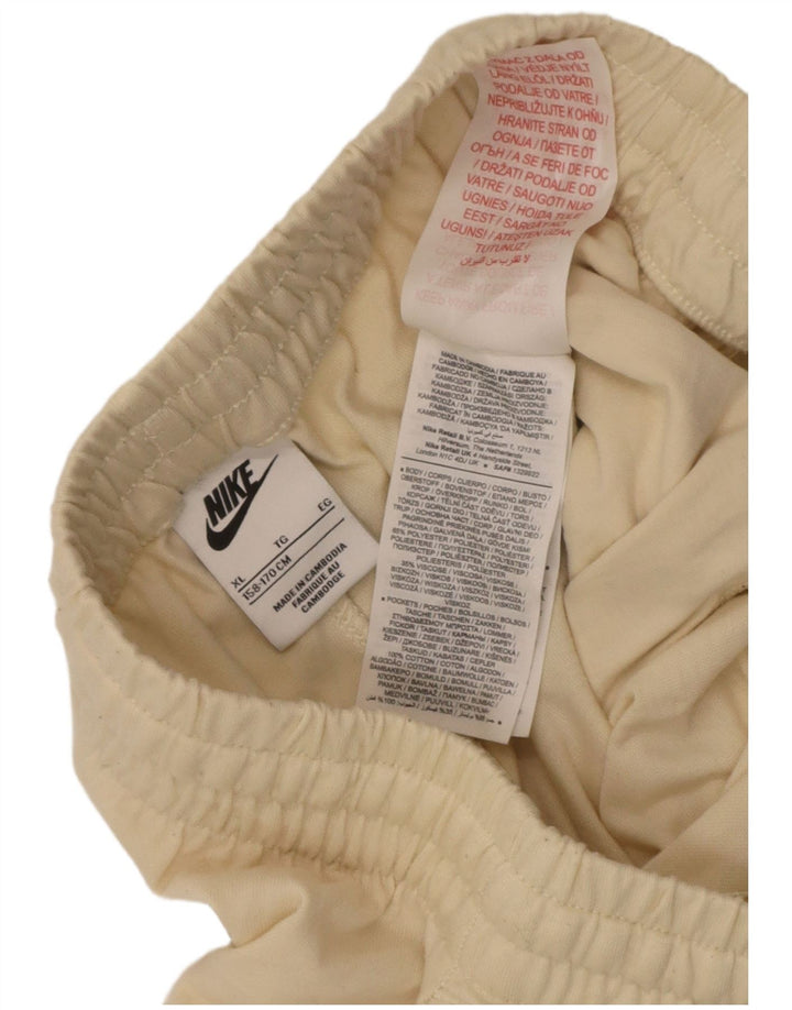 Pantaloni scurți sport Nike băieți 13-14 ani XL poliester bej