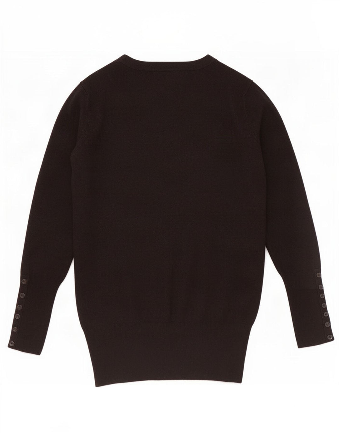 Pulover cardigan pentru femei Zara UK 12 Medium Black Rayon