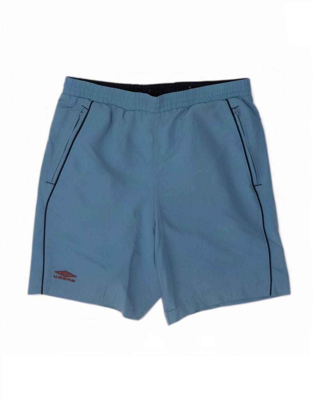 Pantaloni scurți sport grafic Umbro pentru bărbați, poliester mici, albastru