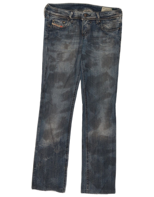 Blugi Lowky Slim pentru femei Diesel W27 L30 bumbac camuflaj albastru