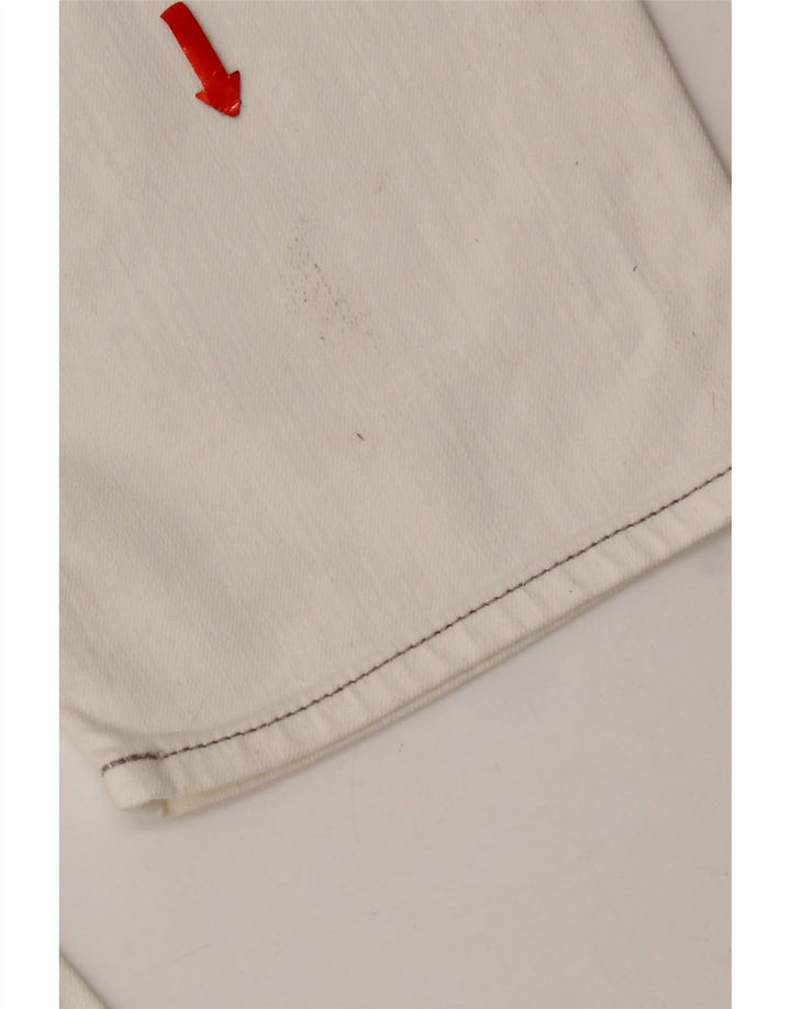 Blugi slim pentru femei Guess W30 L34 alb