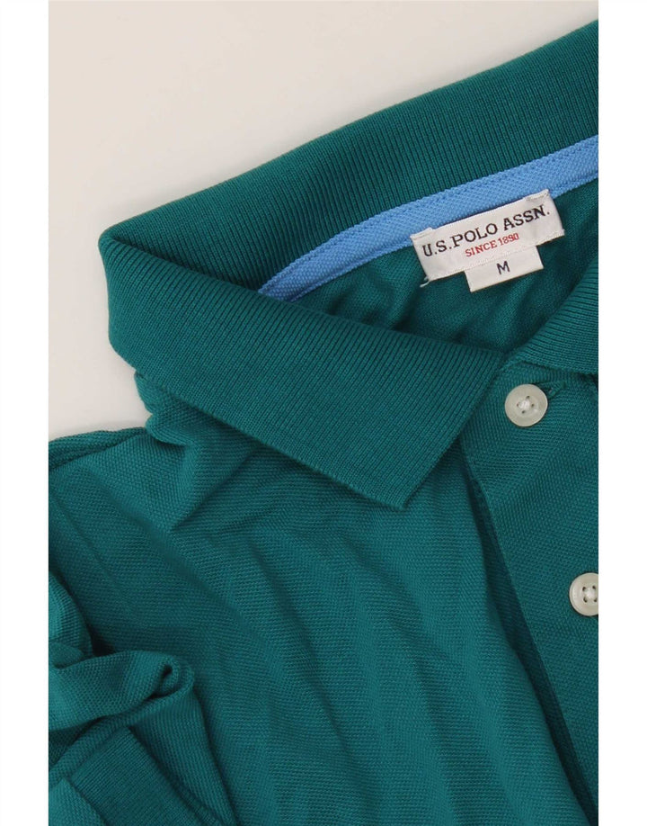U.S. Polo Assn. Cămașă pentru bărbați verde mediu