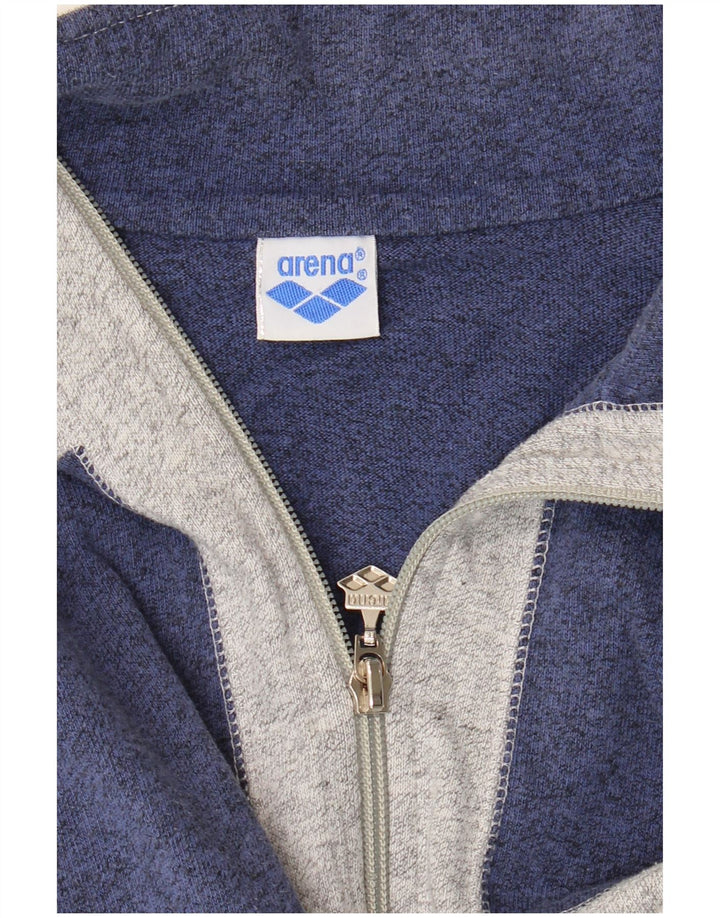 Jachetă de trening cu grafică Arena pentru bărbați, albastru, color block