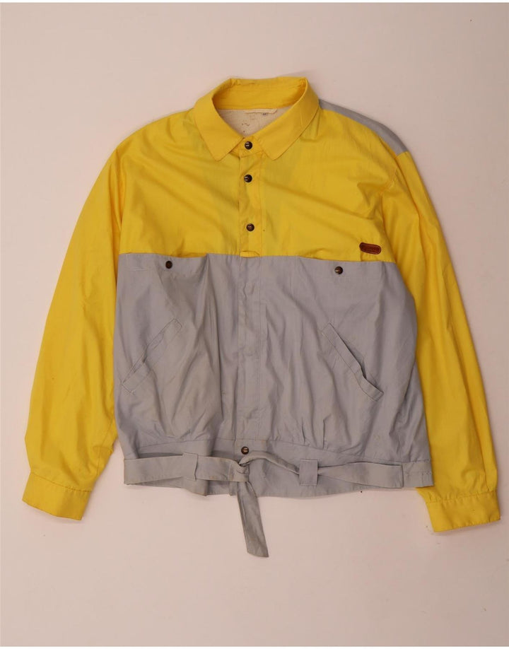 Jachetă Bomber Sportman pentru bărbați, IT 52 XL, galben Colorblock