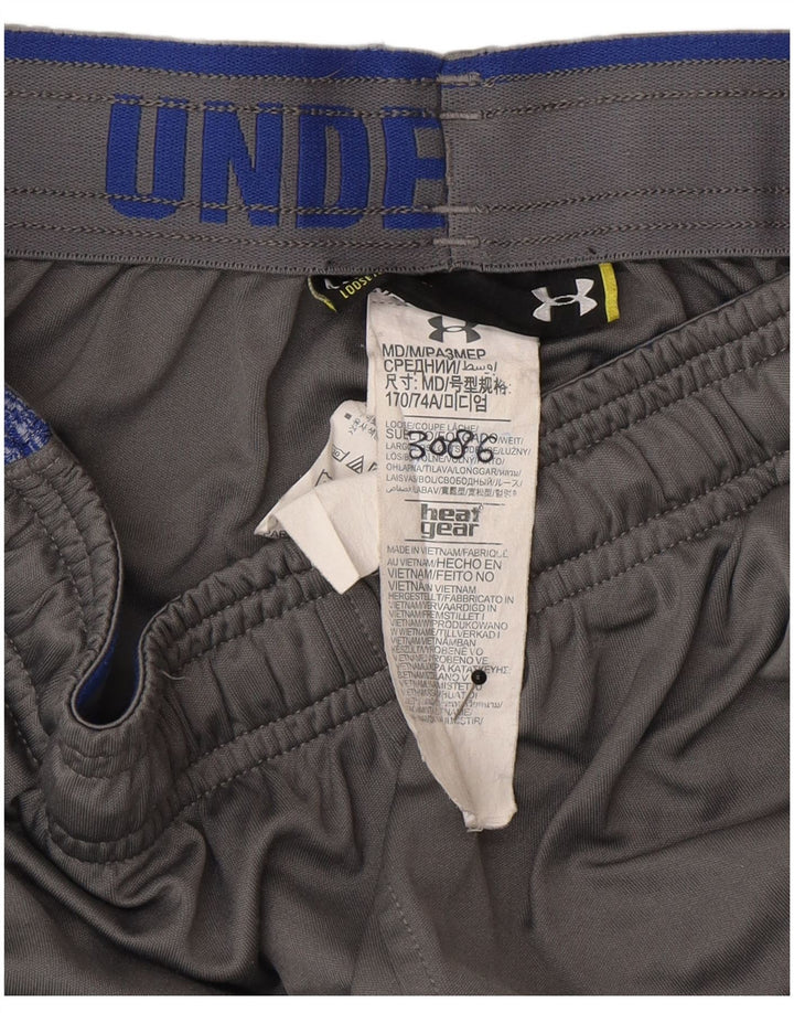 Pantaloni scurți sport Under Armour pentru bărbați, gri mediu, poliester color bloc
