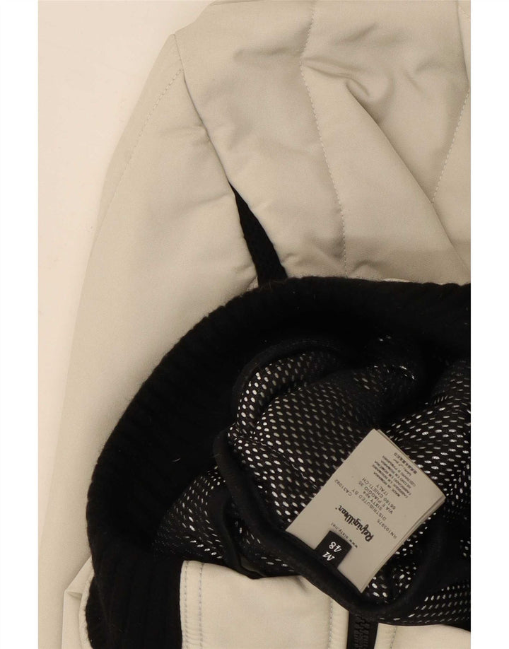 Jachetă căptușită cu glugă pentru femei Refrigiwear UK 14 Medium White Colorblock
