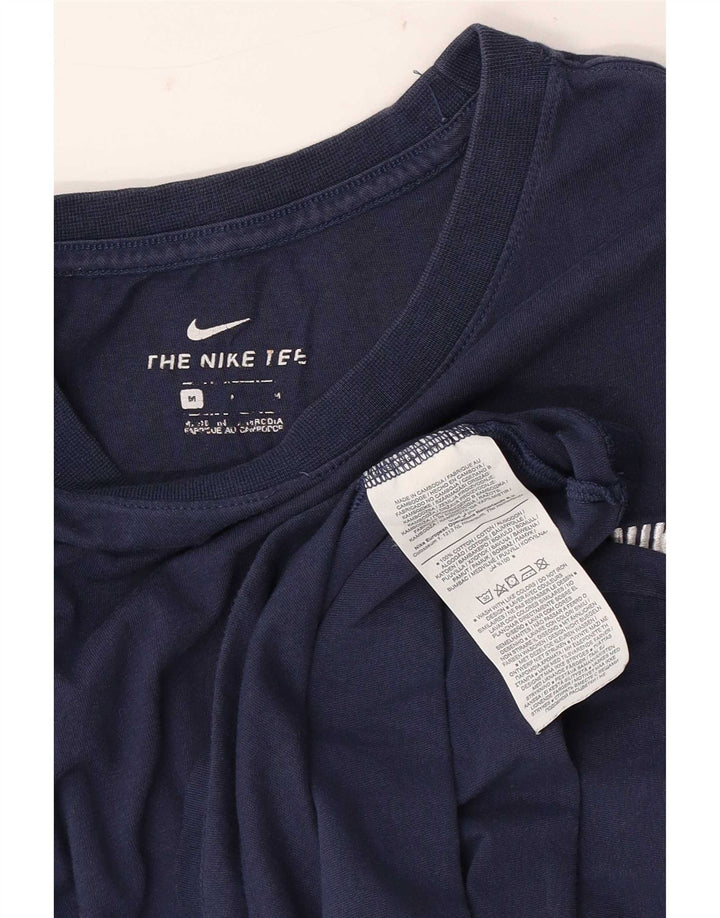 Tricou pentru bărbați Nike Top mediu din bumbac bleumarin