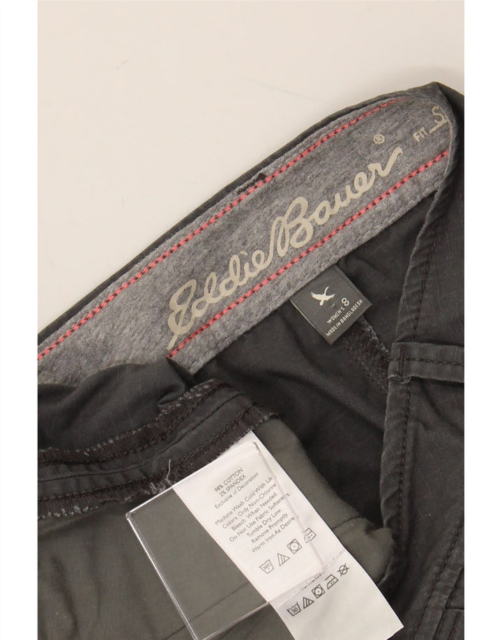 EDDIE BAUER Pantaloni scurti chino pentru femei US 8 Medium W32 bumbac gri