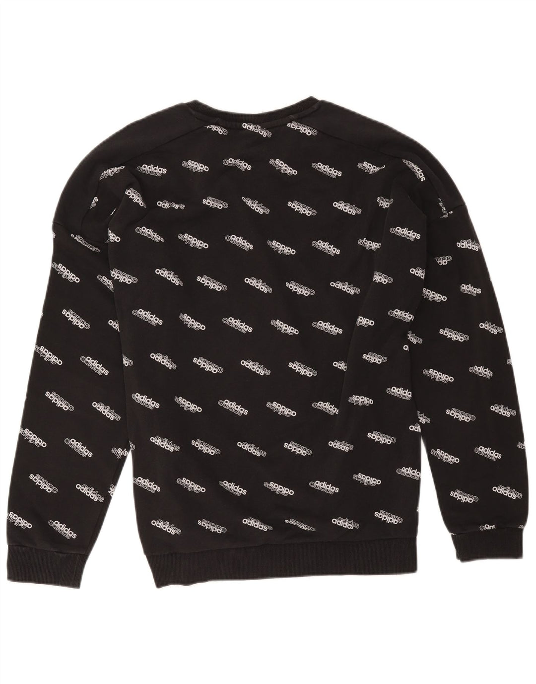 Hanorac grafic pentru bărbați Adidas Jumper mare, negru, bumbac