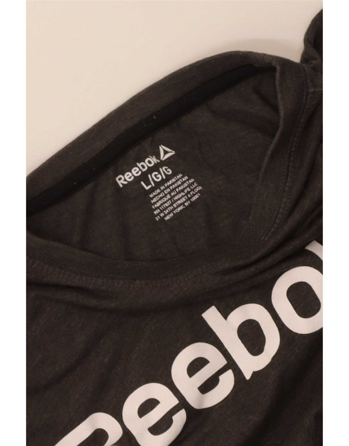 Tricou grafic pentru bărbați Reebok Top Large Gri