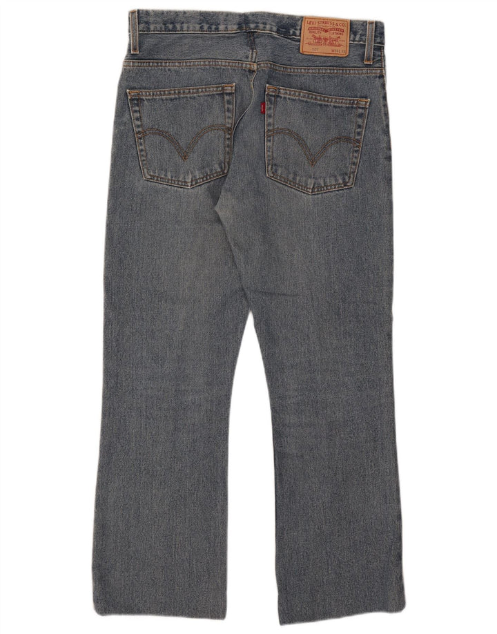 Blugi Levi's 507 Bootcut W33 L28 Bumbac albastru