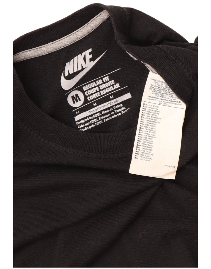 Tricou Bărbați NIKE Regular Fit Top Medium Negru Bumbac