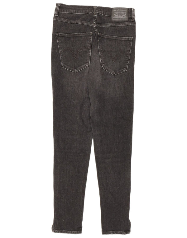 Blugi skinny distressed pentru femei Levi's W27 L27 bumbac negru
