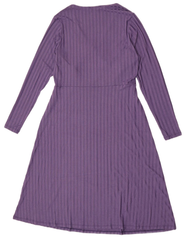 Rochie A-Line pentru femei Marks & Spencer UK 14 Medium Purple Dungat