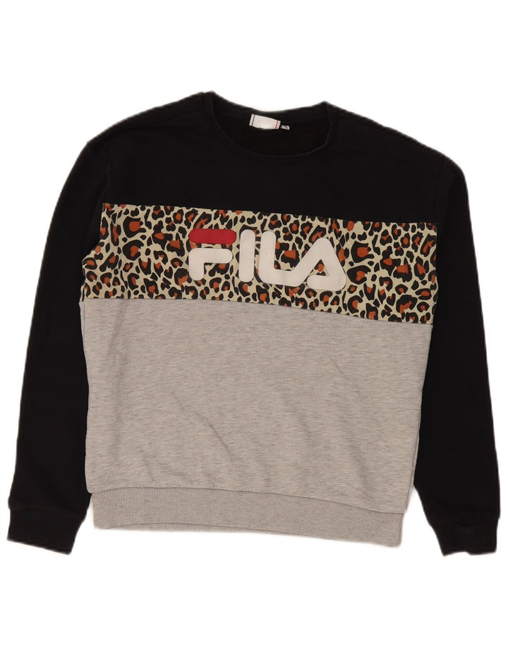 Pulover cu grafic pentru femei Fila UK 10 Small Multicolor