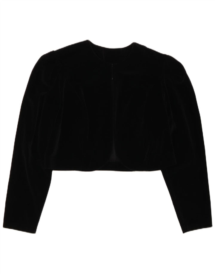 CHOU CHOU Bolero Top pentru femei UK 14 Large Black