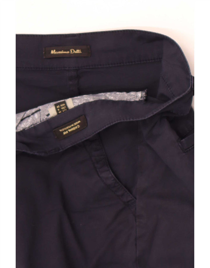Pantaloni scurți chino Massimo Dutti pentru femei EU 38 Small W28 Bleumarin