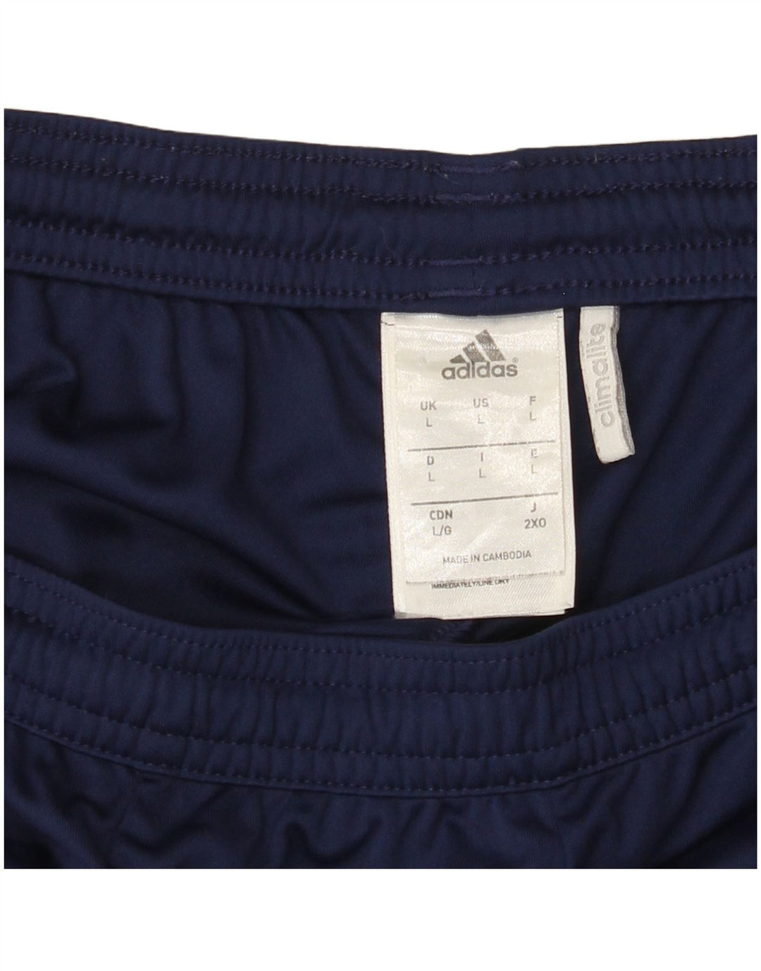 Pantaloni scurți sport pentru bărbați Adidas Climalite, mari, albastru, poliester color bloc