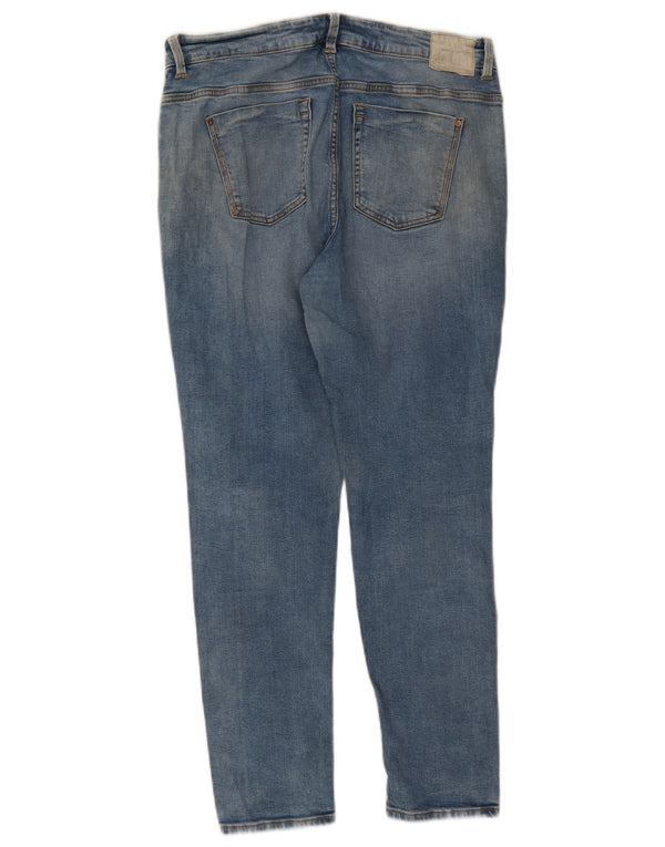 Blugi slim pentru femei Zara EU 44 XL W34 L27 Albastru