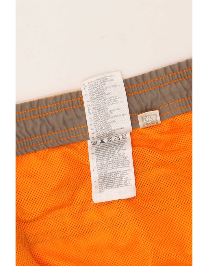 Pantaloni scurți de înot grafic pentru bărbați Adidas 2XL portocaliu, poliester color bloc