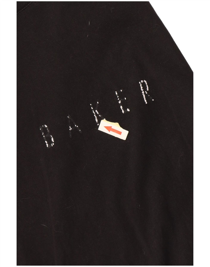 Tricou grafic pentru bărbați Ted Baker Mărimea Top 3 Medium Negru