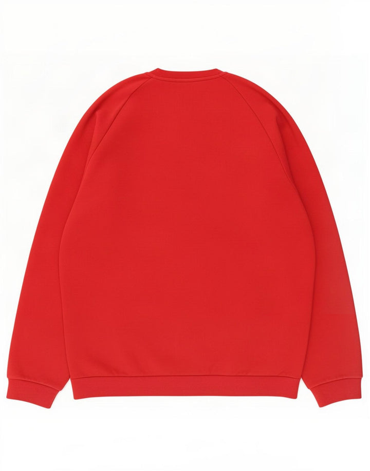 Hanorac pentru bărbați Adidas Jumper mare, roșu, bumbac