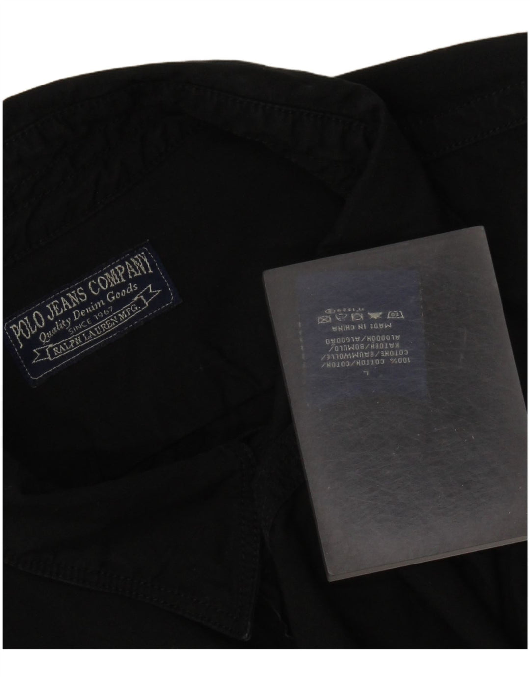 Cămașă pentru bărbați RALPH LAUREN, mare, negru, bumbac