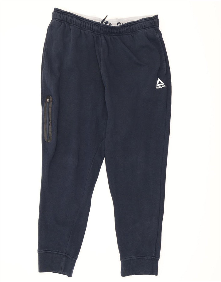 Pantaloni de trening cargo Reebok pentru bărbați Joggeri mari bleumarin