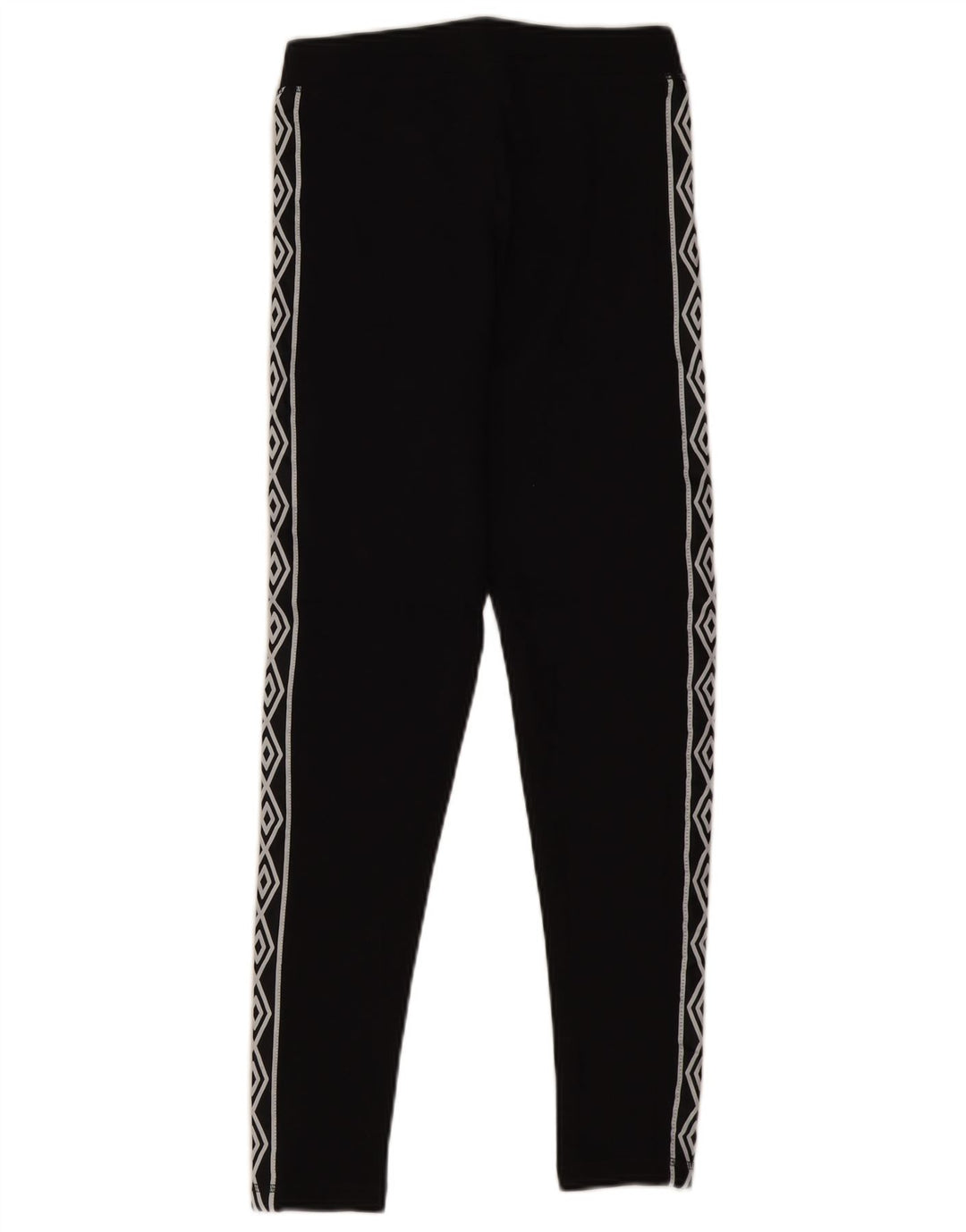 Jambiere grafice pentru femei Umbro UK 10, bumbac negru mic