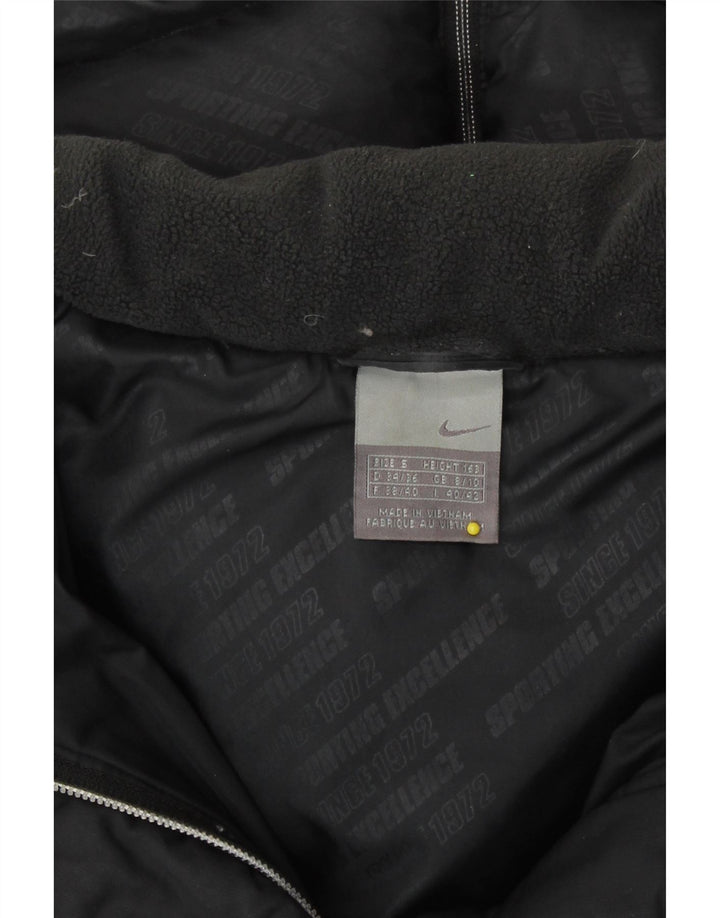 Palton căptușit cu glugă pentru femei Nike UK 8/10 Small Black