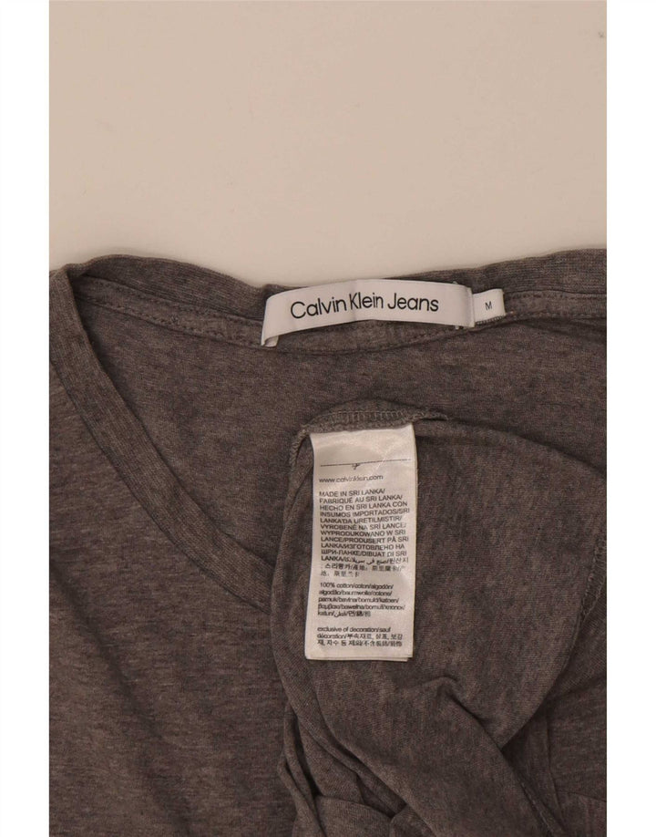 Tricou grafic pentru bărbați Calvin Klein Jeans Top Medium Gri