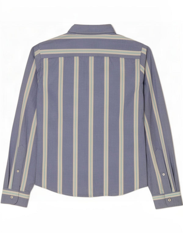 Hollister Mens Regular Fit Shirt Bumbac mic cu dungi albastre