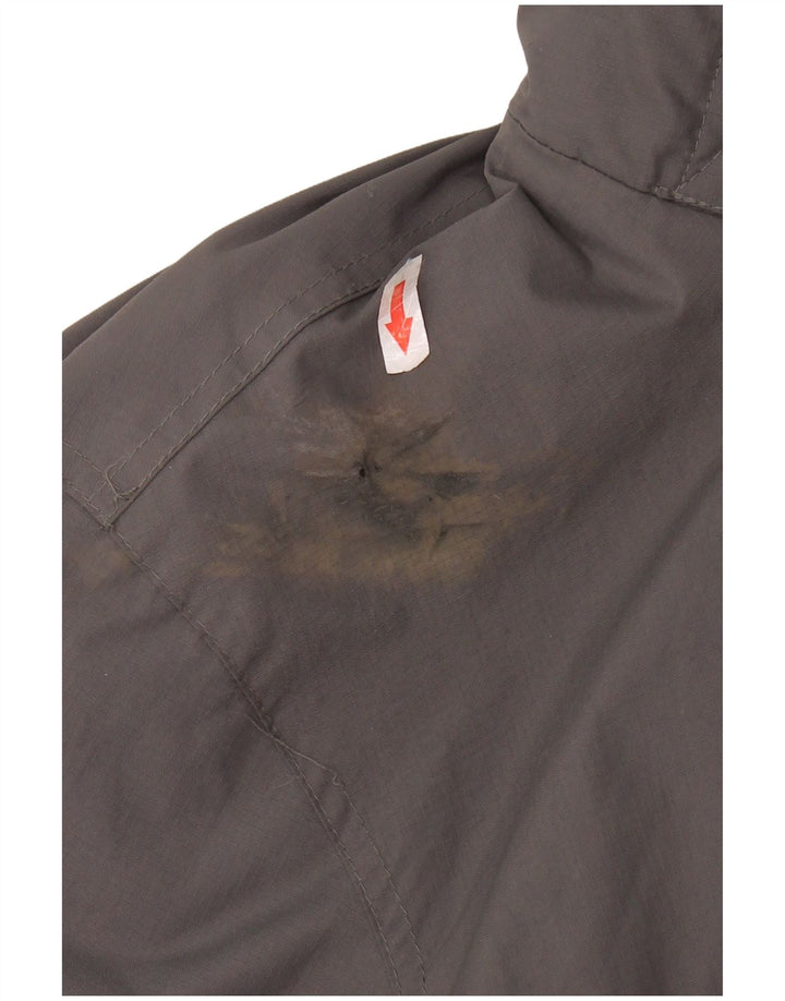 Jachetă de vânt cu glugă pentru bărbați SUPERDRY UK 38, nailon gri mediu