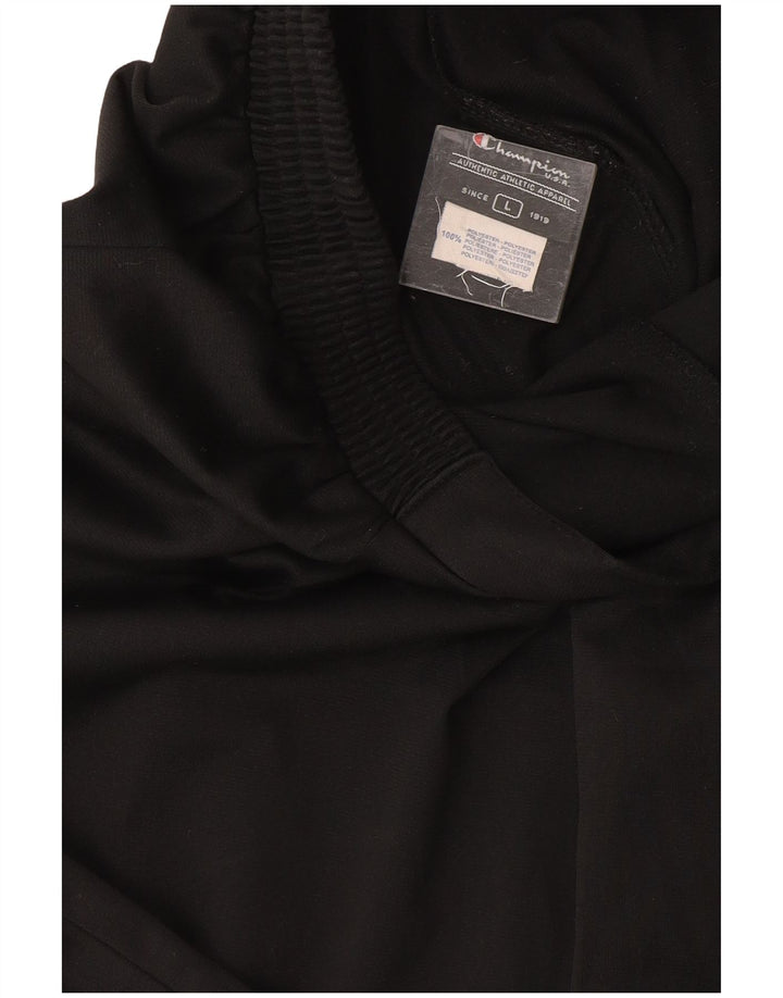 Pantaloni de trening pentru femei Champion Flare UK 14 Poliester negru mare