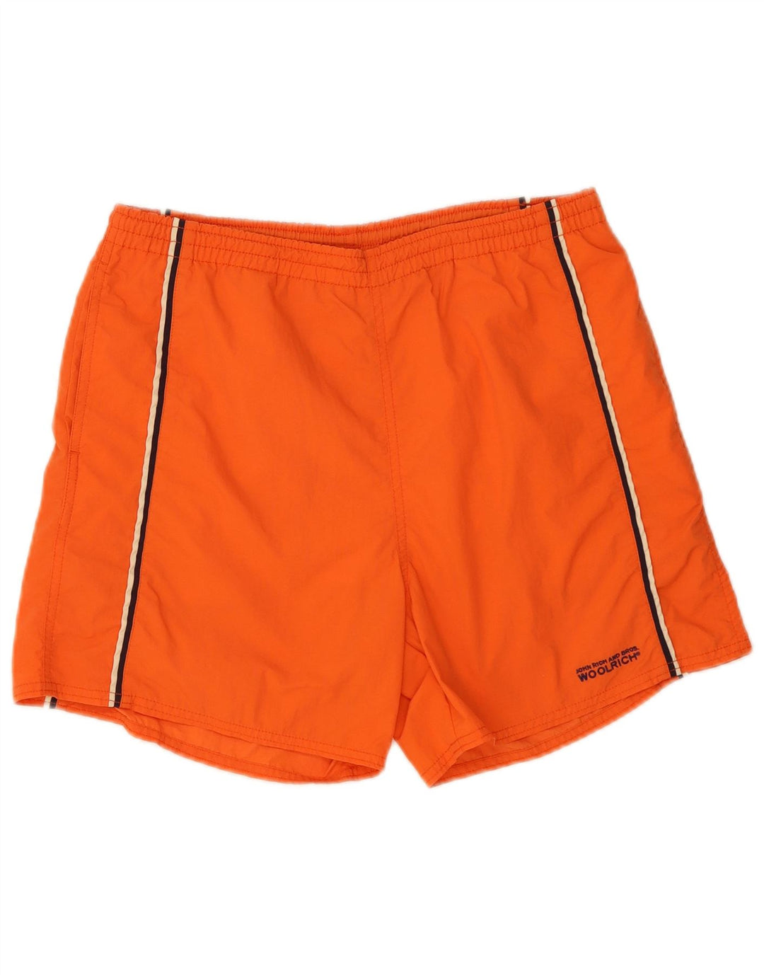 Pantaloni scurți sport Woolrich pentru bărbați, nailon portocaliu mediu