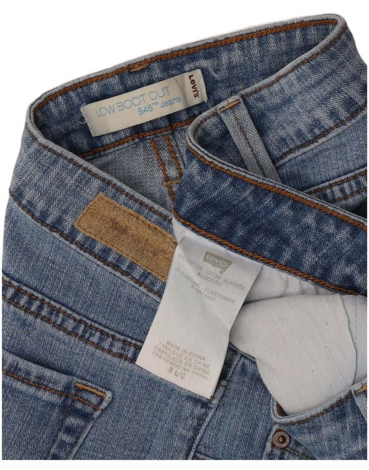 Pantaloni scurți Levi's 545 Denim US 8 Medium W30 Bumbac albastru